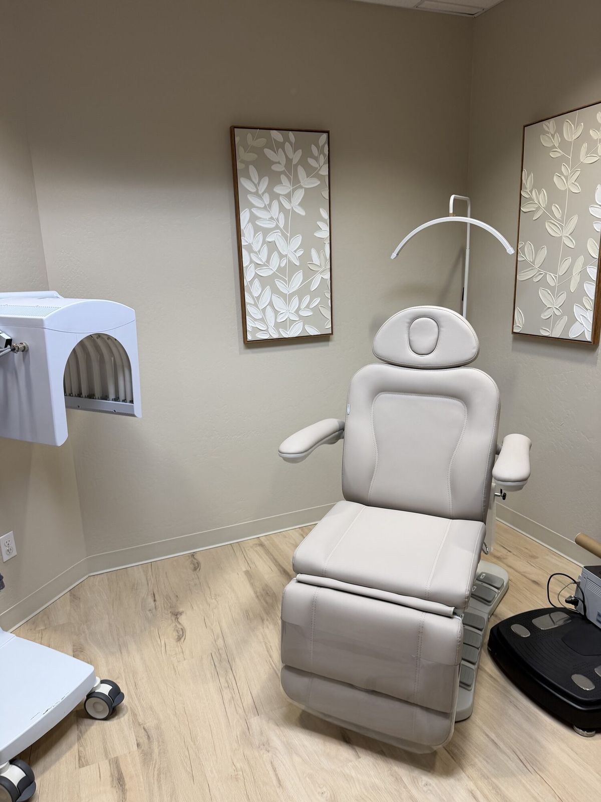 Dermatology exam room at Summit