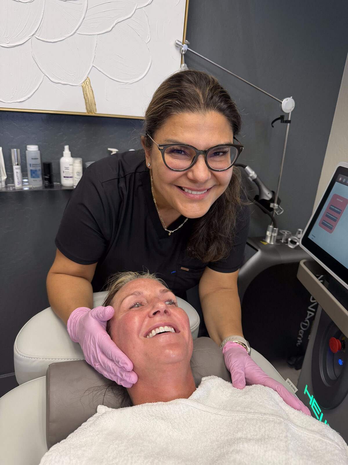 CO2 laser skin resurfacing treatment at Summit Aesthetics