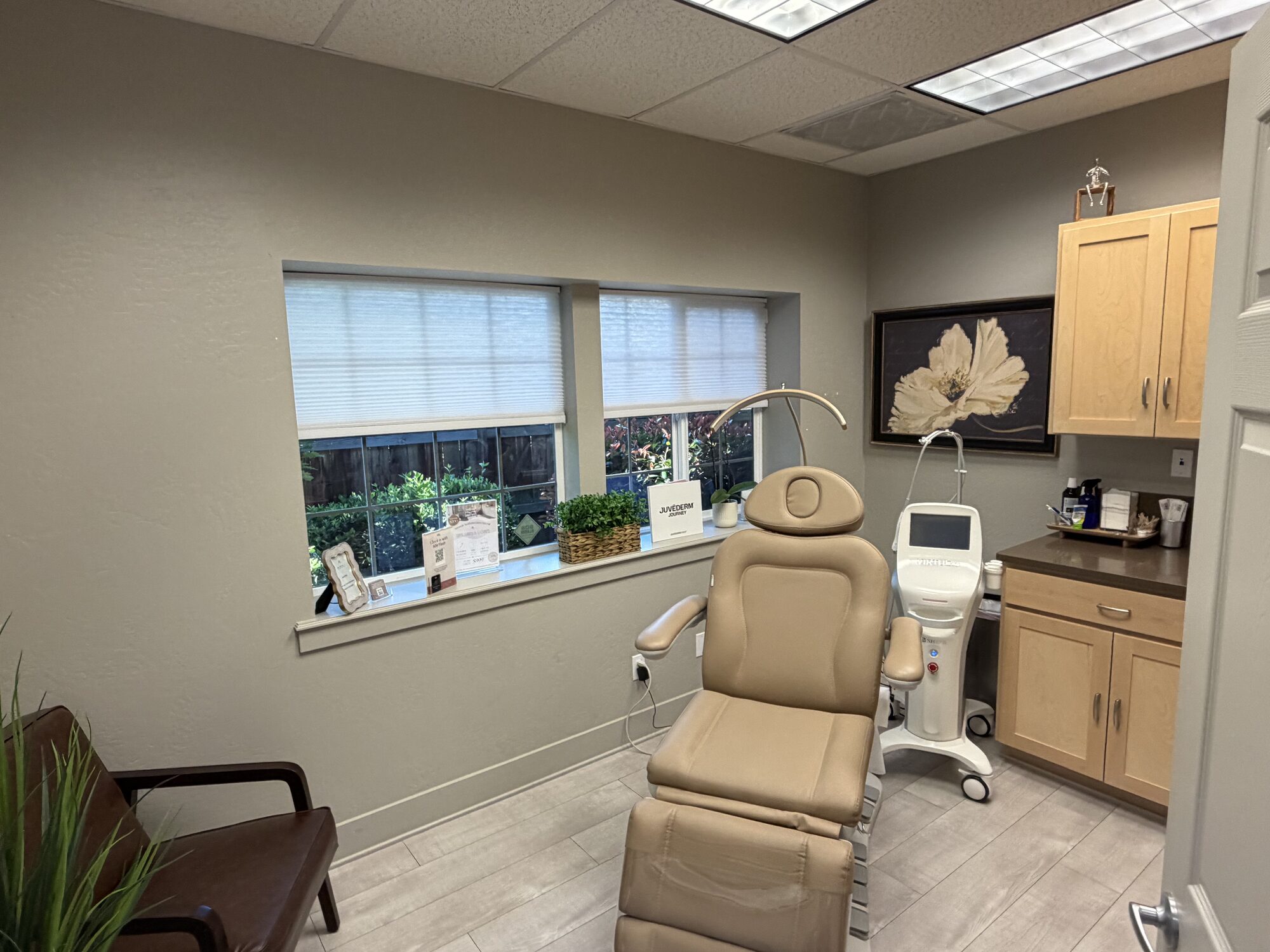 Dermatology exam room at Summit